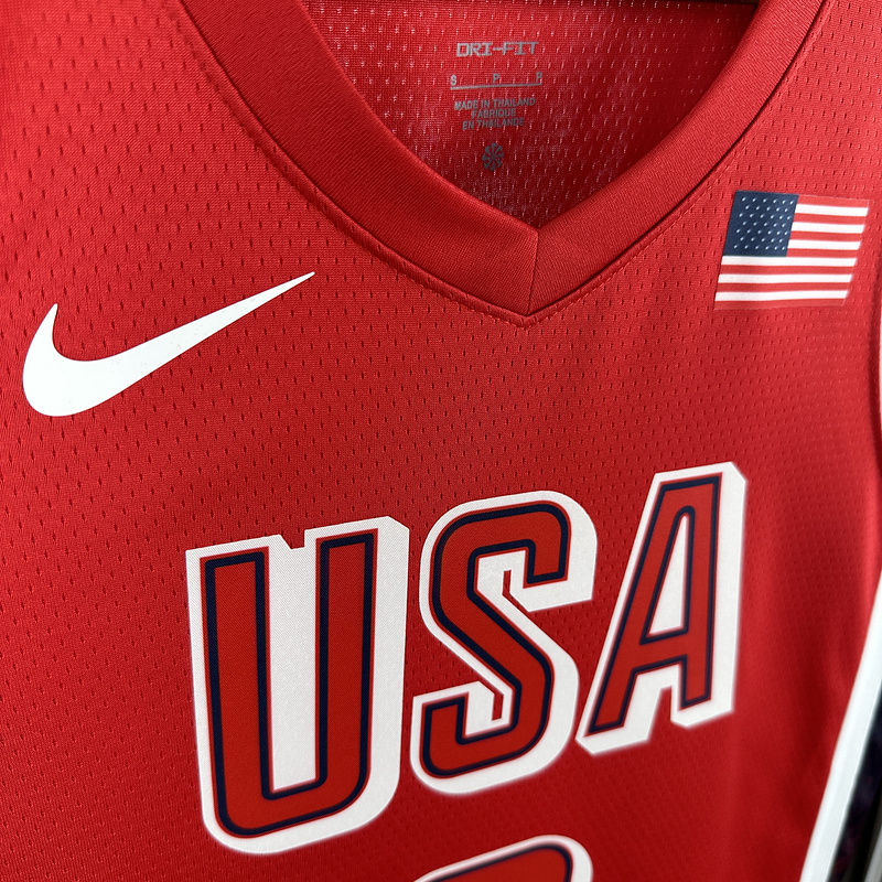 Team USA BOOKER #15 Red NBA 3