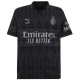 THEO #19 AC Milan x PUMA x Pleasures 4Th Black Fans Jersey 2023/24 欧冠体