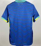 VINI JR． #7 Brazil 1:1 Quality Away Blue Fans Jersey 2024/25