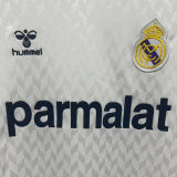 1986-1989 RM White Home Retro Soccer Jersey