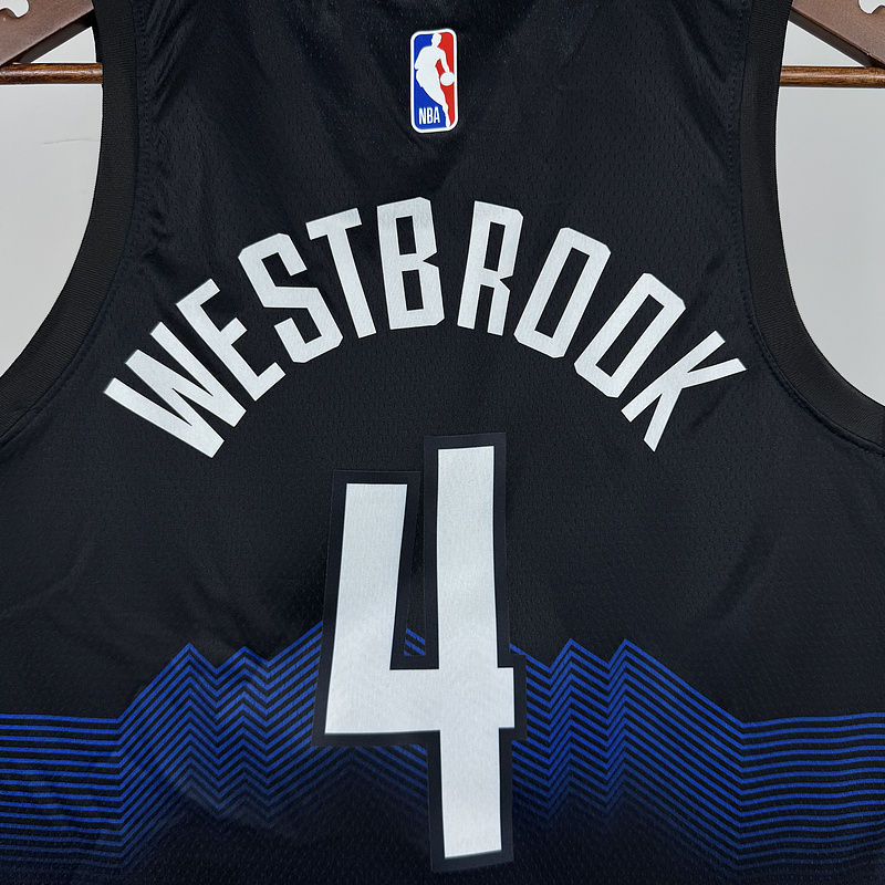 Nuggets WESTBROOK #4 Black NBA 4