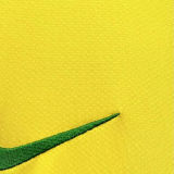 2006 Brazil Home Yellow Retro Soccer Jersey