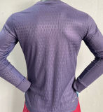 2024/25 England Away Player Version Long Sleeve Jersey