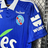 2024/25 Nantes Home Yellow Fans Soccer Jersey 斯特拉斯堡