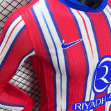 2024/25 ATM Home Player Version Long Sleeve Soccer Jersey