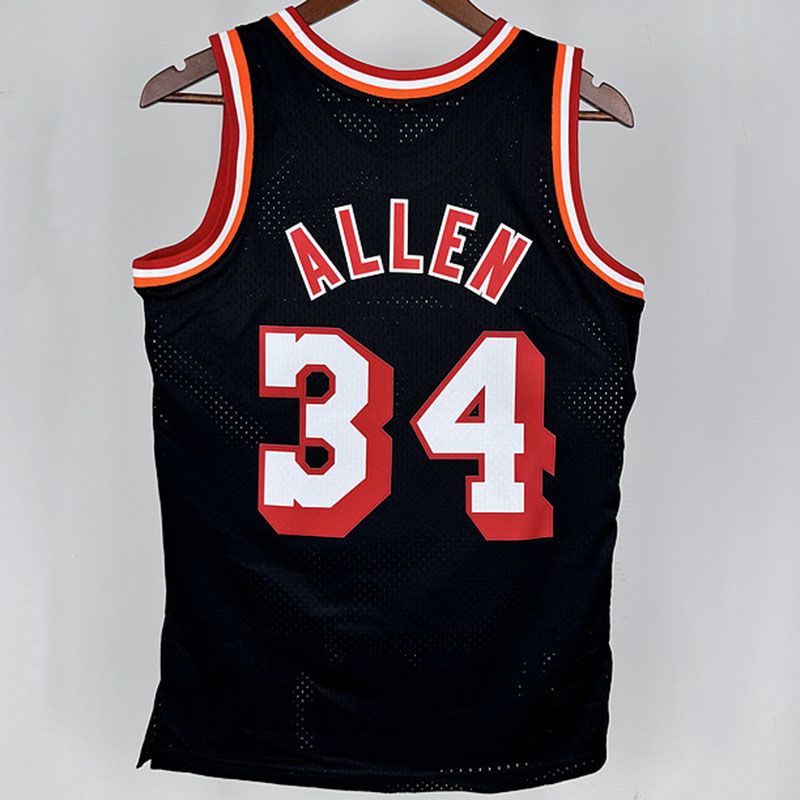 Miami Heat ALLEN #34 Black Retro NBA 2