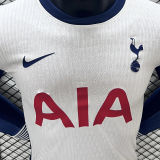 2024/25 TH FC Home White Player Version Long Sleeve Soccer Jersey