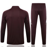 2025 PSG Red Brown Jacket Tracksuit