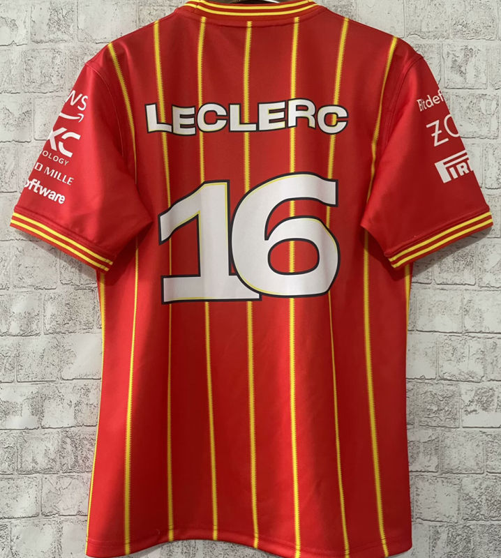 2024/25 Ferrari F1 LECLERC #16 Red Team T-Shirt