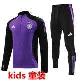 2024/25 Germany Purple Kids Sweater Tracksuit