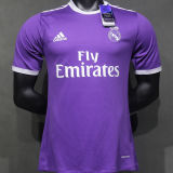 2016/17 RM Purple Away Retro Player Version Soccer Jersey 球员版