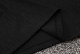 2025 France Black Sweater Tracksuit