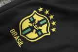 2025 Brazil Black Sweater Tracksuit