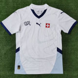 2024/25 Swizerland Away White Fans Soccer Jersey