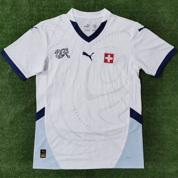 2024/25 Swizerland Away White Fans Soccer Jersey