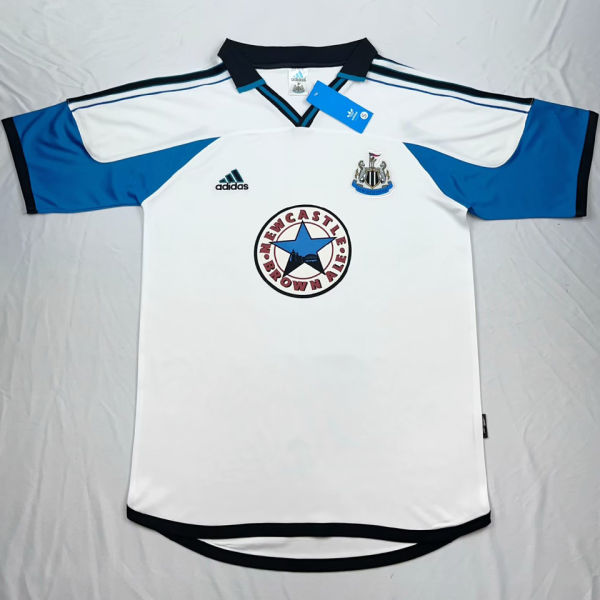 1999/2000 Newcastle Away White Retro Soccer Jersey
