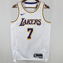 2025 Lakers ANTHONY #7 White NBA Jerseys 热压