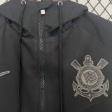 2024/25 Corinthians Black Windbreaker
