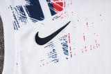 2025 PSG White Vest Training Jersey(A Set)
