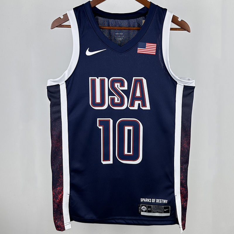 Team USA TATUM #10 Blue NBA