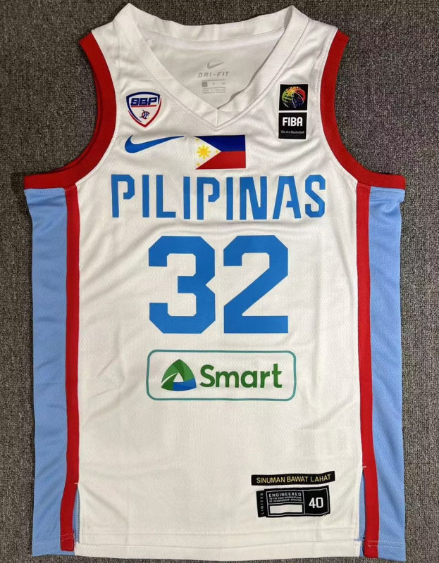 PILIPINAS Team BROWNLEE #32 White NBA