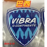 VINI JR． #7 Brazil 1:1 Quality Away Blue Fans Jersey 2024/25