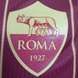 2024/25 Roma Home Red Player Version Soccer Jersey