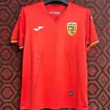 2023/24 Romania Away Red Fans Soccer Jersey