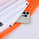 2022 Nk White Orange Short Training Jersey(A Set)