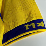 2008 Iron Maiden Yellow Retro Jersey (Number 08)