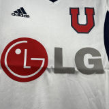 2003 Universidad de Chile Away White Retro Soccer Jersey