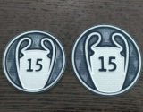 15 UEFA Champion League New Sleeve Patch 15字杯 (You can buy it alone OR tell us which jersey to print it on. )