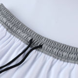 2022 Nk White Grey Short Training Jersey(A Set)