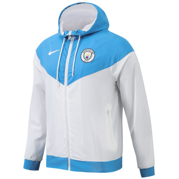 2024/25 Man City Blue White Windbreaker NK~款式