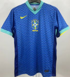 VINI JR． #7 Brazil 1:1 Quality Away Blue Fans Jersey 2024/25