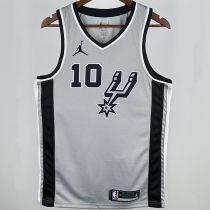 2021 Spurs DEROZAN #10 Grey NBA Jerseys