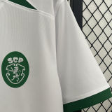 2024 Sporting CP Lisbon White Kids Soccer Jersey 里斯本