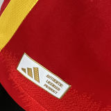 2024/25 Spain Home Red Player Version Long Sleeve Jersey