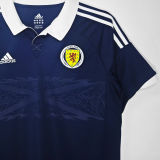 2012/14 Scotland Home Blue Retro Soccer Jersey