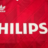 1987/88 P S V Home Red Retro Soccer Jersey