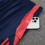 2025 M Utd Sapphire Blue Vest Training Jersey(A Set)