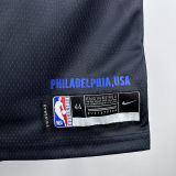 2021 76ers EMBIID #21 Sapphire Blue City Edition NBA Jerseys 热压