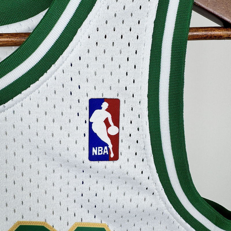 Celtics GARNETT #5 White Retro NBA 3