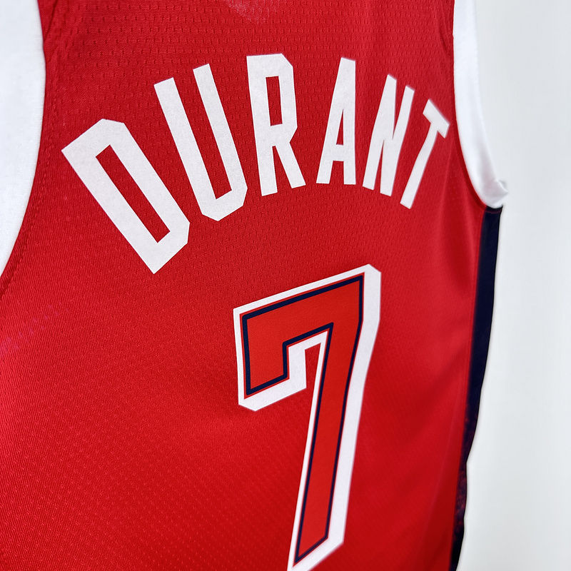 Team USA DURANT #7 Red NBA 6