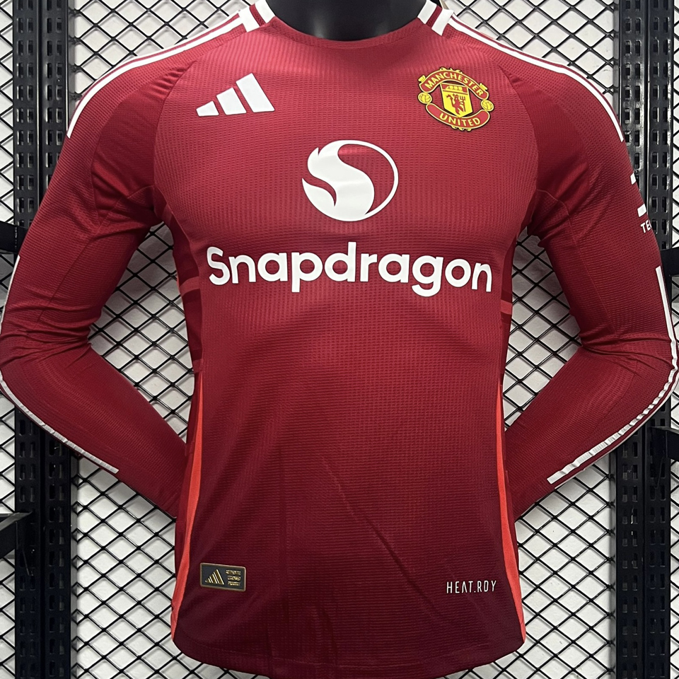 2024/25 Manchester United Local Red Versión Jugador