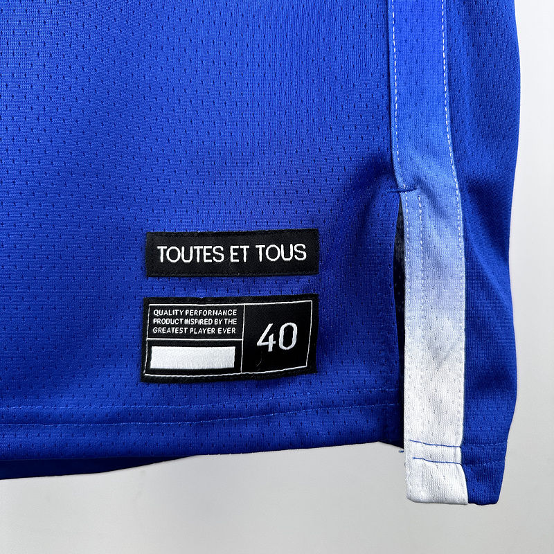 Team FRANCE WEMBANYAMA #32 Blue NBA 8