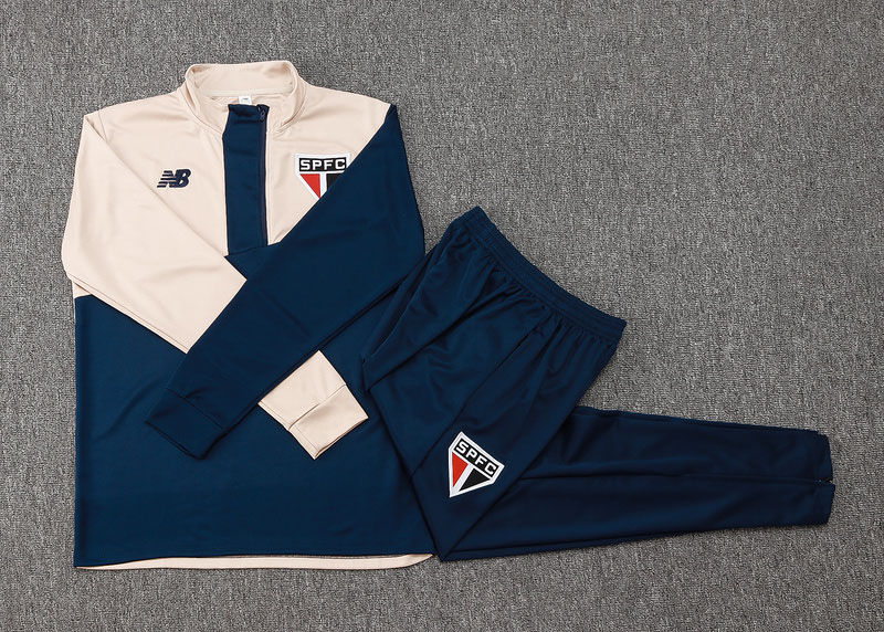 Sao Paulo Off- Sweater Tracksui Local Versión Aficionado 2025 (Blanca) 13
