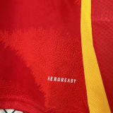 MORATA #7 Spain 1:1 Quality Home Red Fans Jersey 2024/25