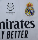 2023/24 RM 1:1 Quality Home Supercopa de España Final Fans Jersey 胸前小字+西班牙超级杯12右章