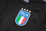 2025 Italy Black Kids Sweater Tracksuit